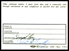 First Aid Certification; page 2